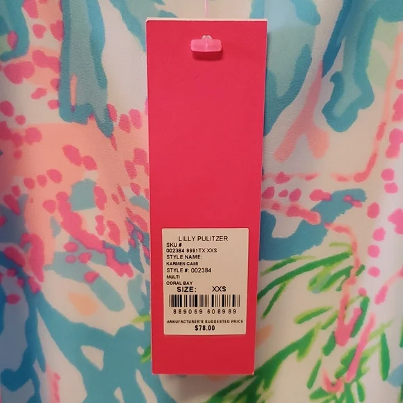 Lilly Pulitzer Karmen cami, size XXS, $40 - Picture 3 of 3